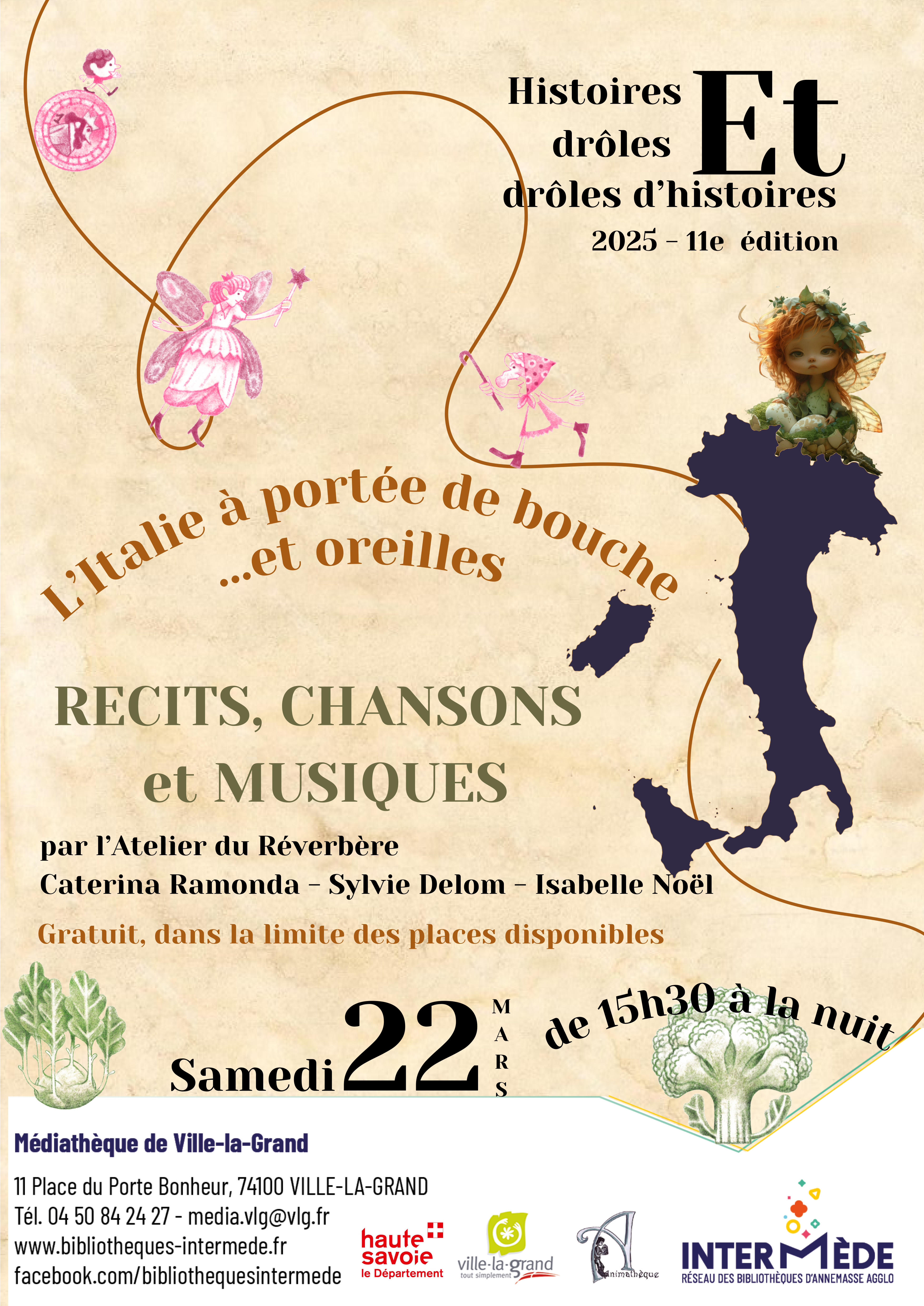 Spectacle bilingue contes italiens